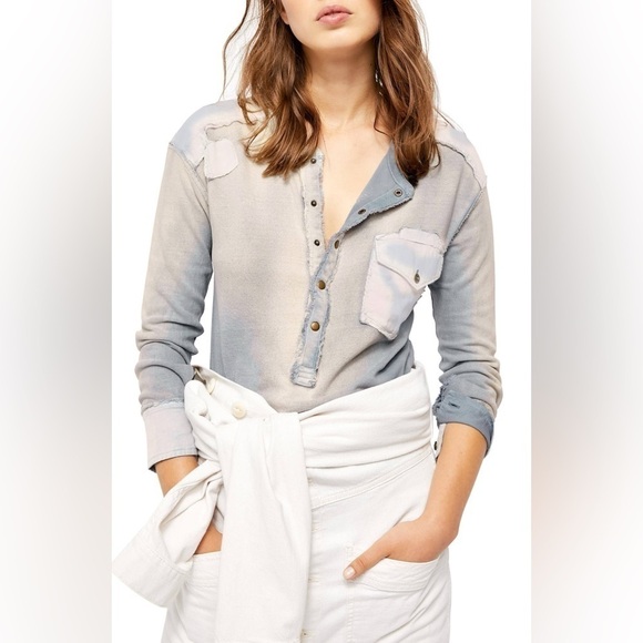 We The Free- Gene Henley shirt -Size L - Picture 5 of 12